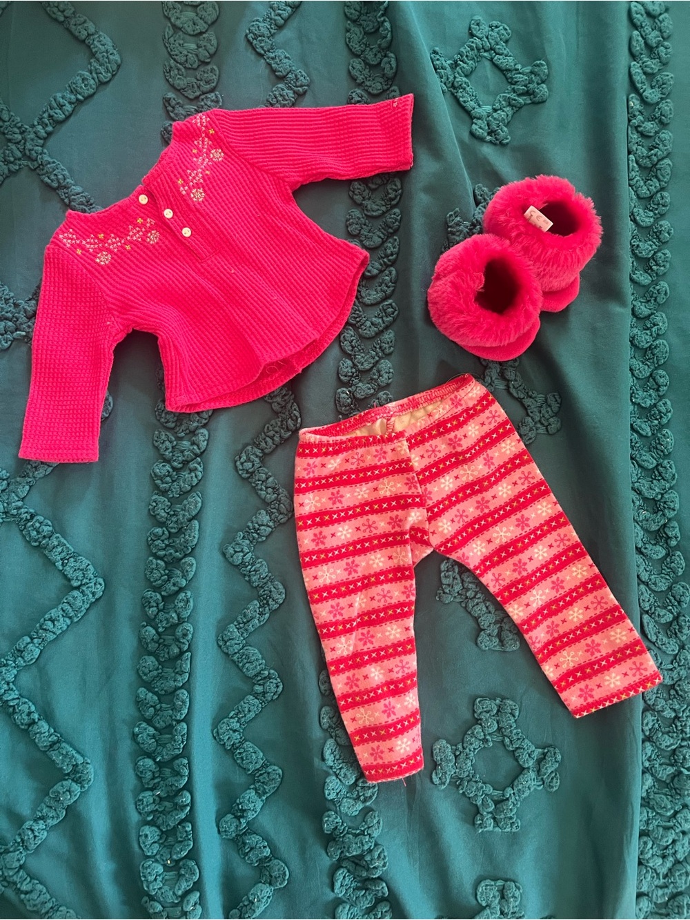 RETIRED American Girl Fair Isle Pajamas Outfit